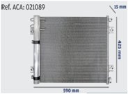 CX-1339 A10978-AK1 KOMATSU CONDENSER