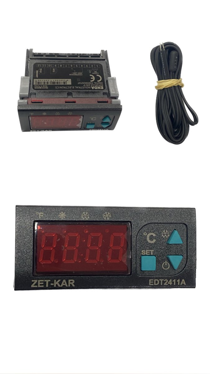 ENDA EDT2411A 12V+24V TEK PROPLU KLİMA DİJİTAL TERMOSTAT